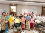 रोटरी क्लब गोरखपुर मिडटाउन एवं नई उमंग ( अखिल भारतीय मारवाड़ी महिला सम्मेलन)  एवम श्री गुरु गोरखनाथ चिकित्सालय के संयुक्त तत्वावधान में होटल सरोवर पोर्टिको, विजय चौक, गोरखपुर में रक्तदान शिविर का आयोजन किया गया।